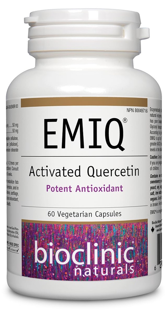 Bioclinic Naturals - EMIQ Activated Quercetin, 60 vcaps