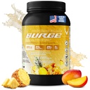 PRO-SURGE Clear Protein Powder Mango Pineapple Flavor 454g - 30 Scoops, 25g Plant-Based Protein Isolate - Sugar-Free, Dairy-Free, Soy-Free, Gluten-Free Hydration, Clear & Refreshing Juice-Like Drink