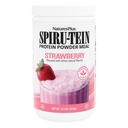 NaturesPlus SPIRU-TEIN, Strawberry - 1.2 lb - Plant-Based Protein Shake - Non-GMO, Vegetarian, Gluten Free - 16 Servings