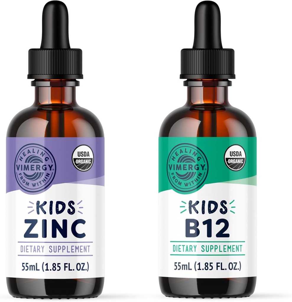 Vimergy Kids Zinc (55mL) and Kids B12 (55mL) - Kits