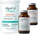 ALGAECAL Bone 建材和Colagen Bundle – 临床支持的与Verisol, Fortibone, Fortigel + 植物基钙, Strontium, D3, K2, Magnesium 和 16 种美容和骨质健康营养剂