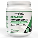 Creatine Monohydrate Powder – 100% Pure Micronized Unflavored Creatine for Men & Women - Muscle Growth, Power & Recovery – 100 Servings, 500g