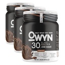 OWYN Only What You Need Pro Elite High Protein Powder, 30g Vegan Protein for Workout Recovery, Delicious Smooth Taste, Zero Sugar, Low Net Carbs, Chocolate, 12 Servings (1.32 LB) (Pack of 3)