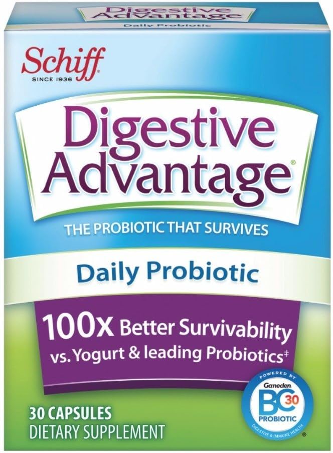 消化性优势日报 Probiotic, 30 Capsules (Pack of 8)