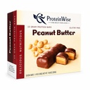 ProteinWise High Protein Bars, Peanut Butter, Gluten Free, Trans Fat Free, Low Carb, Low Calorie, Diet Healthy Snack, 7 Count