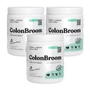 ColonBroom Psyllium Husk Powder - Colon Cleanse for Bloating Relief & Gut Health - Fiber Powder Drink - Easy to Mix - Vegan, Gluten Free, Non-GMO - Strawberry (150 Servings)