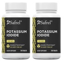 Safrel Potassium Iodide 130 mg, 240 Tablets | Made in USA | Non-GMO Verified | Ki Pills Potassium Iodine Tablets - (240 Count (Pack of 2)