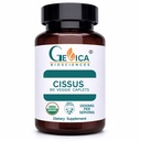 Cissus Quadrangularis – USDA Organic, 1500 mg per Serving, Whole Herb, No Extract, NPOP & BioAgriCert Certified, 90 Vegan Caplets