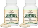 DHM1000 Dihydromyricetin (DHM) Tablets - Most Powerful DHM Supplement on The Market - 1,000mg (30 Count) Enhanced with Electrolytes for Hydration and Liver Support by Double Wood (Pack of 2)