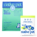 Native Pet Fresh Breath & Multivitamin Bundle: GutWell Clean Breath - Dog Breath Freshener & Dog Vitamins & Supplements - 11-in-1 Multivitamin Powder Food Topper for Overall Health - 60 Scoops