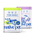 Native Pet The Daily Dog Supplement (60 Scoops) and Goat Milk Powder for Dogs and Cats (60 Scoops) - 11 in 1 Multivitamin and Food Topper to Support a Healthy Digestive System