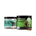 Daily Essentials Virtual Bundle - Probiotics for Dogs + Dental Powder for Teeth Cleaning & Plaque Removal, Gut Health & Immune Support for Dogs