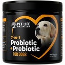 7-in-1 Probiotic + Prebiotic for Dogs. For Digestive Health, Yeast, Itchy Skin, Itchy Ears, Paw Licking. Dog Gut Health Probiotics Supplement 5 Billion CFU Multi-Strain Formula. Daily Powder Topper