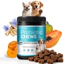 Probiotics for Dogs 200 Chews, Dog Probiotics for Digestive Health Digestive Enzymes and Prebiotic, for Dogs Support Gut Health, Relieve Diarrhea, Itchy Skin, Enhance Immunity