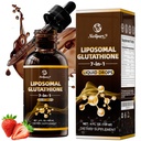 Liposomal Glutathione Liquid, 4 fl oz – 7-in-1 High Absorption Antioxidant with CoQ10, PQQ, Vitamin C, Selenium & B2 – Supports Cellular Health, Immune Function & Healthy Aging – 60-Day Supply
