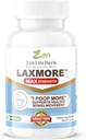 ZEN LIFE HERB LAXMORE I Poop More Max Strength 100% Natural Plant-Based Supplement (60 Capsules)
