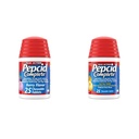 Pepcid Complete Acid Reducer+Antacid for Acid Reflux,10mg Famotidine, 800mg Calcium Carbonate & 165mg Magnesium Hydroxide per Heartburn Medicine Tablet Antacid Chews Berry 25ct and Tropical Fruit 25ct
