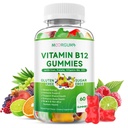 1 Pack Methyl B-12 3000mcg Gummies for Kids & Adults, Vitamin B12 (Methylcobalamin) with Vitamin B6, Folate & D3, Supports Energy, Metabolism & Immune Wellness, 60 Count