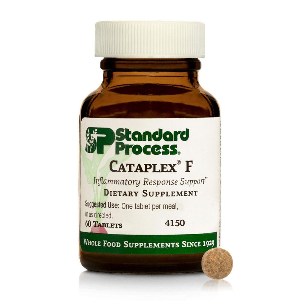 Standard Process Cataplex F - Contains Vitamin B6 & Iodine - Supports Structural Composition of Skin & Hair - Non-Dairy & Non-Soy - 90 Tablets (90 Servings)