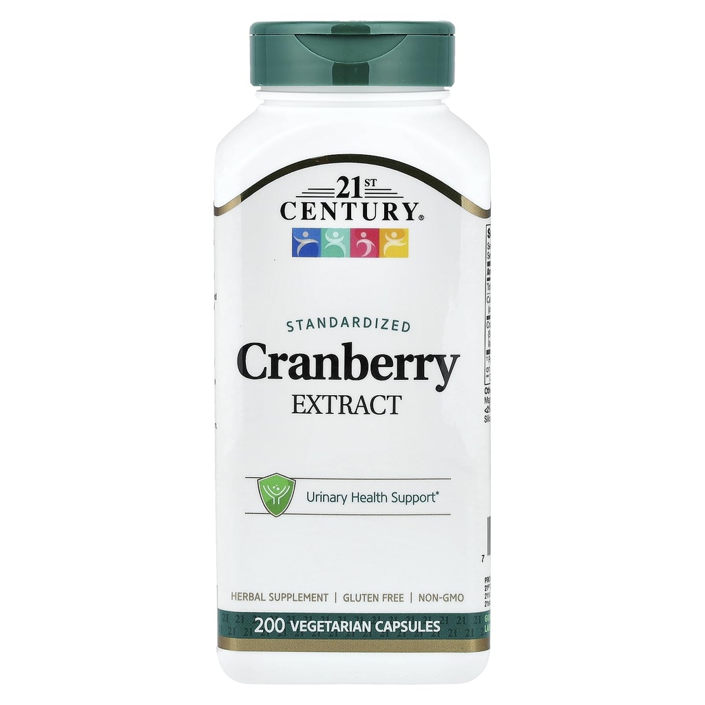 21st Century Healthcare, Inc Cranberry Extract Capsules, 200 Count