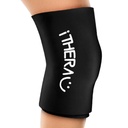 iTHERAU Knee Ice Pack Wrap, Reusable Gel Cold Pack with Cold/Hot Therapy, Cold Compression Sleeve for Elbow, Knee, Calf & Ankle for Pain Relief, Swelling, Surgery, Sports Injuries -Black, M