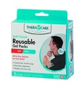 TheraCare Soft-Touch Reusable Gel Packs – Hot & Cold Therapy – Direct Skin Application – Pain & Swelling Relief – 2-Pack with Instructions – Flexible & Comfortable