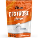 Bulk Dextrose Powder 2.5 lbs - Pure Carb Ingredient Unflavored - Good Source of Glucose and Carbohydrates - Food Grade Sugar for Brewing and Sausage Making - Great for Pre Workout
