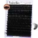 Yaiseiko Fluffy Lash Clusters 300D Thick Long 12-25mm Volume Cluster Eyelash Extensions 224Pcs Wispy Individual Lashes D Curl Waterproof Eyelash Clusters Soft False Eyelashes DIY at Home