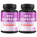 Red Raspberry Capsules with Red Raspberry, African Mango Seed, Green Tea Leaves and More - 120 Capsules 4 Months Supply (Pack of 2)