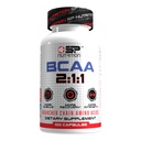 SP Nutrition BCAA 2:1:1 Capsules, 100 Count, Branched Chain Amino Acids with L-Leucine, L-Isoleucine, L-Valine for Muscle Growth and Recovery