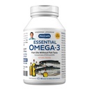 ANDREW LESSMAN Essential Omega-3 Orange - 60 Softgels - Ultra-Pure, High Potency Omega-3 Oils. High DHA, No Stomach Upset, No Contaminants, No Mercury. Small Easy to Swallow Softgels