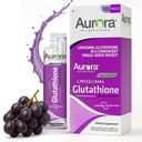 Aurora Nutrascience Mega-Pack Liposomal Glutathione - 750 mg Liquid Supplement, Antioxidant Support for Men & Women, Sugar Free, Non-GMO, Liposomal Glutathione Packets - 10 Single Serve Packets