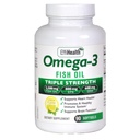 EffiHealth Omega-3 Fish Oil - Triple Strength 2500mg Fish Oil, 1200mg EPA, 600mg DHA - Supports Hearth Health, Brain health and Immune Support – Lemon Flavor, Burpless Fish Oil