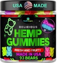 Hemp Gummies for Deep Sleep-Calm and Peace- Hemp Oil Gummy Bear Candy Edibles-Made in USA 93 Count