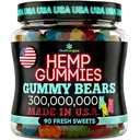 Hemp Gummies for Sleep-Calm Relaxing Night Support-Non-Melatonin, Gummy Bear Edibles Candy- Made in USA-90 Count