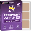 Recovery Patches 60 Pack - Wake Up Refreshed & Energized with Our 100% Natural Ingredients Patch for Party - Skin-Friendly & Waterproof - Apply Before Drinking - Enhanced Morning Formula