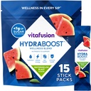 Vitafusion Hydraboost Drink Powder Packets, Electrolytes Support Daily Hydration, Vitamins Support Cellular Energy & Immune Health, Prebiotic Fiber Supports Gut Health, Watermelon Blast, 15 Sticks