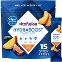 Vitafusion Hydraboost Drink Powder Packets, Electrolytes Support Daily Hydration, Vitamins Support Cellular Energy & Immune Health, Prebiotic Fiber Supports Gut Health, Tropical Punch, 15 Sticks