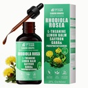 Vyxion Rhodiola Rosea Organic Extract Liquid 10-in-1 | Rhodiola, Saffron, GABA, L-Theanine | Supports Mood, Calm & Energy | 60ml, Vegan, Alcohol-Free