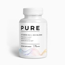 PURE LIFE Vitamin K2 D3 Supplement – 60 Capsules – Pure Vitamin D3 + K2 with Calcium & BioPerine – Supports Bone and Joints, Improved Cardiovascular Health – Best D3 and K2 Supplement – USA Made