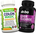 Colon Cleanse & Liver Cleanse Detox Support Supplemento - Pillole Natural Bowel Cleanser per Bloating Intestinal & Daily Constipation Relief - Latte Thistle Dandelion Caps & Aid Gallbladder Supplements