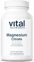 Vital Nutrients Magnesium Citrate 150mg | Främjar avkoppling | Stöder sömn, ben, hjärta, muskel, njure och nervhälsa * Vegan Supplement | Gluten, Dairy, Soy Free | 100 kapslar