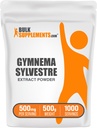 BulkSupplements.com Gymnema Extract Powder - Gymnema Sylvestre Leaf Extract - Gymnema Powder, Herbal, Gluten Free - 500mg per Serving, 500g (1.1 lbs) (Pack of 1)