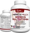EL miracle Multivàciamin per a Dones - Fórmula de suport femenina, suport de dona, suport d'Imne, Mineals, biotectin, antioxidiants i Superfods Fusionant 60 Capsule