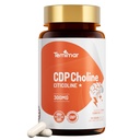 Citicoline (CDP Choline) 300mg, Choline Supplements for Brain Health & Cognitive Function Support, Made in USA, 60 Vegan Capsules