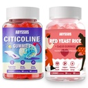 ABYSSUS A Bundle of CDP-Choline Gummies + Red Yeast Rice & CoQ10 Gummies—Designed to Cognitive Support and Heart Health in a Tasty, Convenient Format