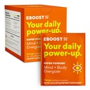 EBOOST Super Powder Drink Mix - Orange 0.2 oz 20 Pack Hydration Energizer Electrolytes Powder - 13 Vitamins & Minerals - 110 mg Caffeine - 0 Added Sugar - No Artificial Flavors or Sweeteners
