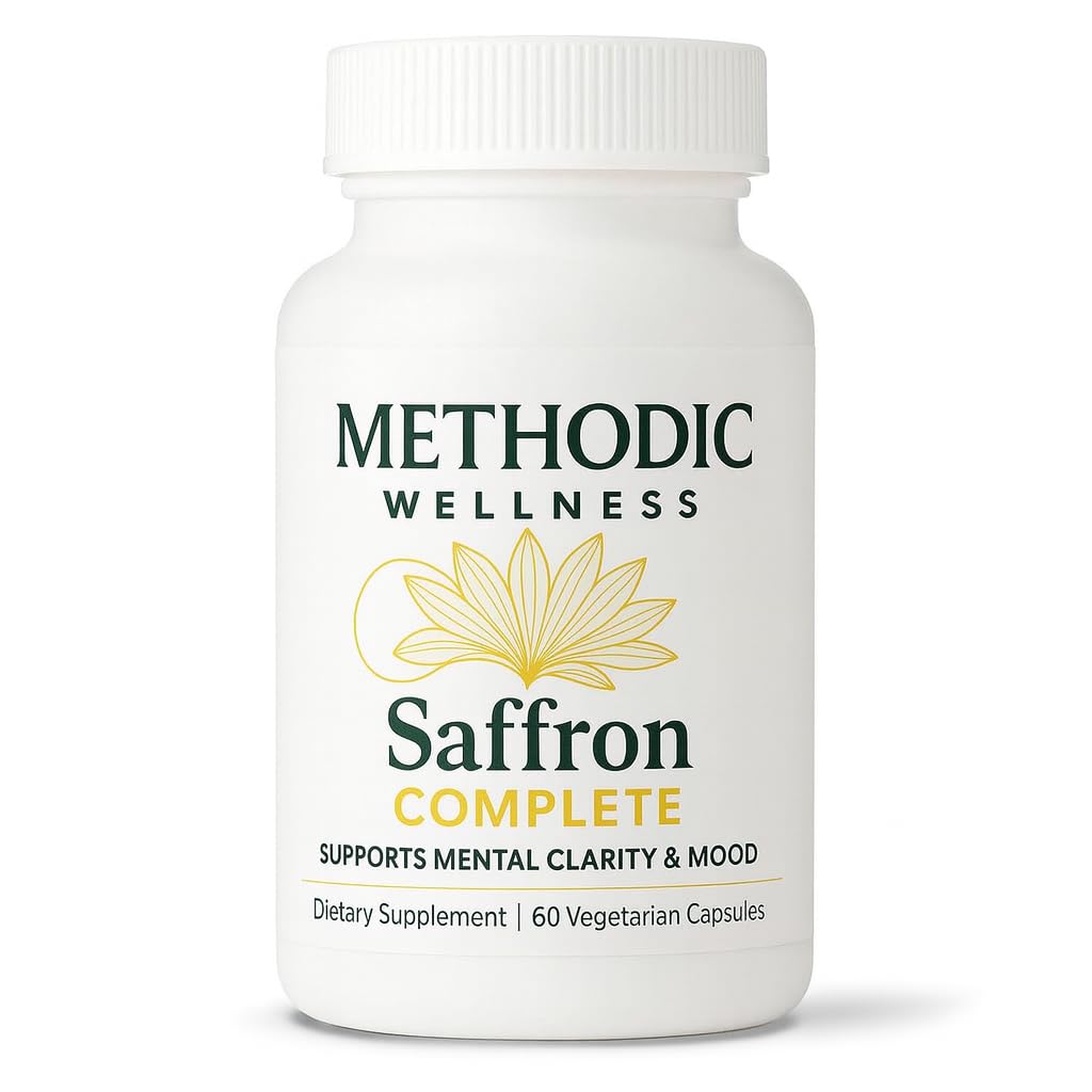 Saffron Complete Supplements, 88.5mg Saffron Extract for Mood Energy, Stress Relief & Sleep, Non-GMO & Gluten-Free – 60 Vegetable Capsule