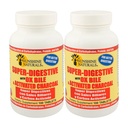 Sunshine Naturals Super Digestive Supplement. Ox Bile & Activated Charcoal for Digestive Support, Bloating Relief, Gut Cleanse, Nutrient Absorption, and Overall Wellness. 100 Tablets. Pack of 2