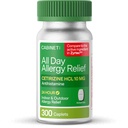 Cabinet: Cetirizine Hcl 10mg Allergy Relief Tablets | Non-Drowsy Antihistamine for 24-Hour Indoor & Outdoor (Aluminum - 300 Count)